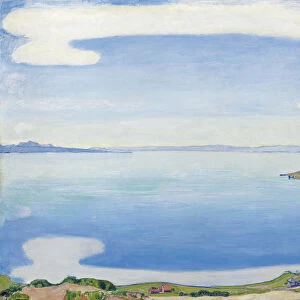 Lake Geneva seen from Chexbres, 1904. Artist: Hodler, Ferdinand (1853-1918)