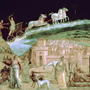 Phaeton in his chariot, c1470-1536