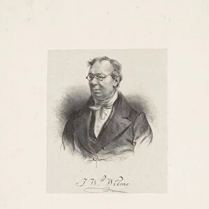 Portrait of the Composer Johann Wilhelm Wilms (1772-1847), 1835. Creator: Anonymous