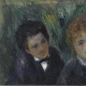 Portrait d un jeune homme et d une jeune fille, 1875-1880