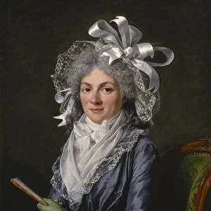 Portrait of Madame de Genlis (1746-1830), 1790. Artist: Labille-Guiard, Adelaide (1749-1803)