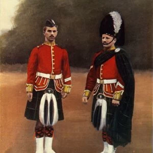 Private and Corporal of the Gordon Highlanders, 1900. Creator: Gregory & Co