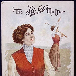 The Rico Muffler, adverting poster, c1890