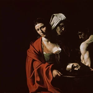 Salome with the head of John the Baptist, ca 1607. Creator: Caravaggio, Michelangelo (1571-1610)