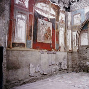 The Shrine of the Augustales, Herculaneum, Italy