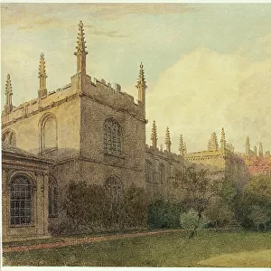 University Buildings from Exeter College Gardens, n.d. Creator: Frederick Mackenzie