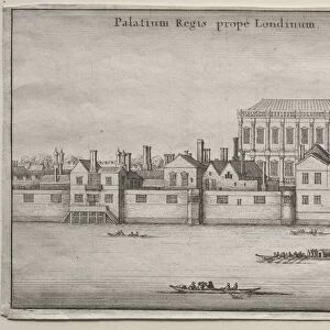 Views of London: Whitehall from the River. Creator: Wenceslaus Hollar (Bohemian, 1607-1677)