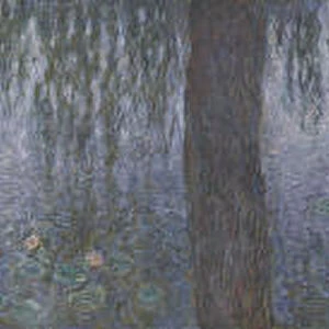 The Water Lilies - Clear Morning with Willows, 1914-1926. Artist: Monet, Claude (1840-1926)