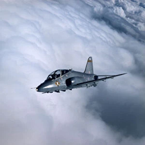 100 Sqn Hawk chasing the clouds over Yorkshire. UK. 10 / 05 / 1999