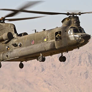 US Army Chinook at Kandahar Airfield