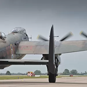 BBMF Lancaster Bomber Preparing for Take Off
