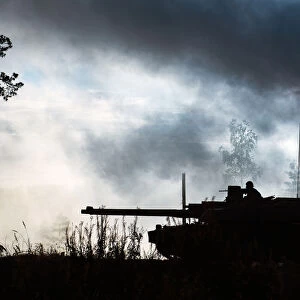 British troops exercise in Estonia as part of the NATOs eFP (Enhanced Forward Presence)