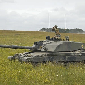 Challenger 2 Tank on Salisbury Plain