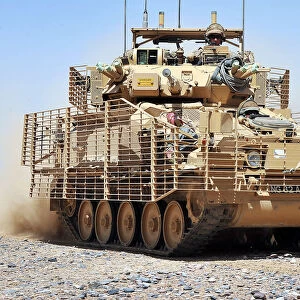 Combat Vehicle Reconnaissance (Tracked) (CVR(T)) Operating in Afghanistan
