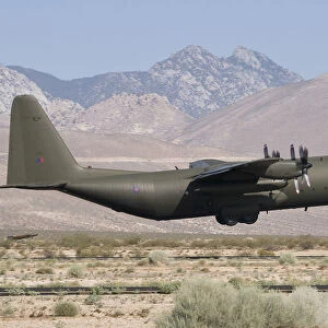 Hercules C1 Takes Off from Desert