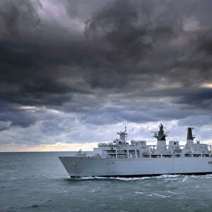 HMS Albion During Exercise Cold Response
