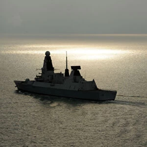 HMS Daring at Sea
