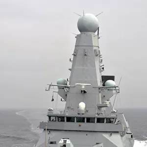 HMS Daring at Speed During Trials