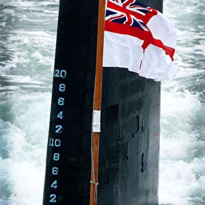 HMS Trafalgar, a Trafalgar Class Attack Submarine, on transit to the fleet review