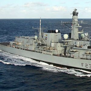 HMS Westminster Enroute to Libya to Aid in the Humanitarian Effort