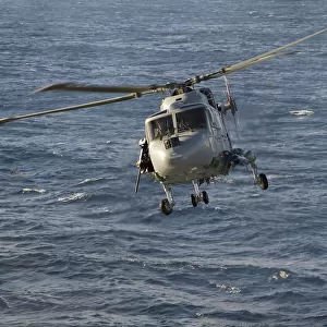 Lynx Mk8 helicopter of HMS Edinburgh
