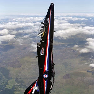 RAF Hawk T1 Fast Jet Practices Aerobatics Over North Wales