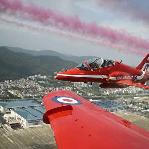 Raf Red Arrows Display in China for First Time