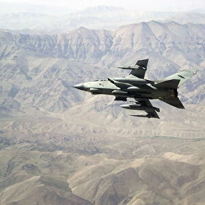 RAF Tornado GR4 Aircraft on Patrol Over Afghanistan
