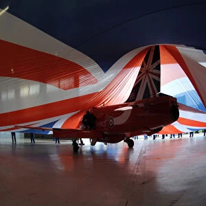 Red Arrows New Tailfin Design Awaiting Unveiling at RAF Scampton