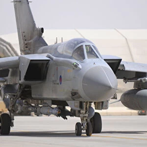 Royal Air Force Tornado GR4 Prepares for a Sortie Over Afghanistan