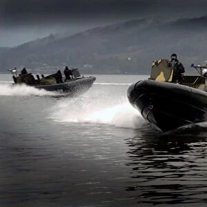 Royal Marine Offshore Raiding Craft at HMNB Clyde