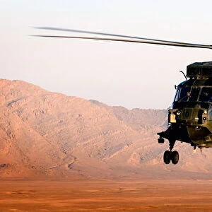 Royal Navy Sea King Mk 4 Helicopters from 845 & 846 Naval Air Squadrons in Afghanistan