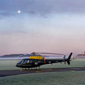 Squirrel Helicopter at RAF Shawbury