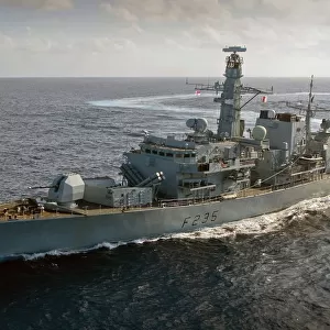 Type 23 Frigate HMS Monmouth Sails for the Middle East