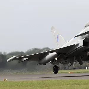 Typhoon Aircraft Depart RAF Coningsby for their New Home at RAF Leuchars in Scotland