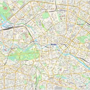 Berlin City Centre Street Map