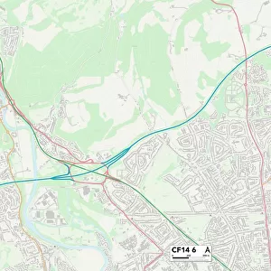 Cardiff CF14 6 Map