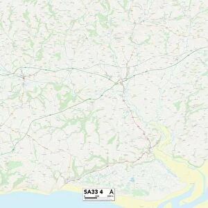 Carmarthenshire SA33 4 Map