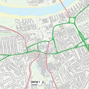 Wandsworth SW18 1 Map