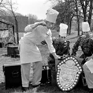 Army Cooking Competition The team from the 29th Commando Unit who won the Field