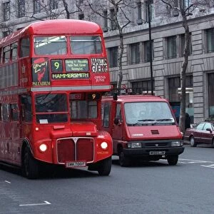 Buses London Bus Number 9 Nine in the Aldwych London DBase