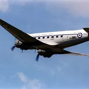 A Douglas DC3 Dakota aircraft in the livery of the Royal Air Force Transport Command