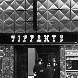 Exterior view of Tiffanys night club in London. May 1966 P018524