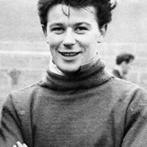 Johnny Byrne Crystal Palace football player aged 16, pictured May 1961