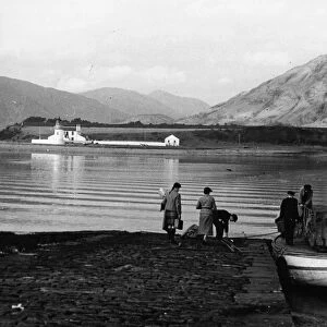 Passenger ferry between Ardgour and Corran Loch Linnhe, Ardgour Ferry Circa 1930s