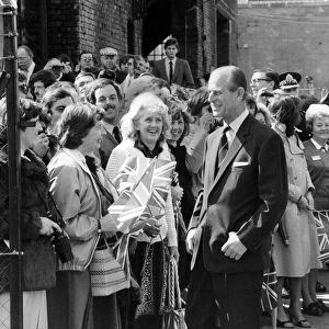 Prince Philip, Duke of Edinburgh visits Manchester. 5th May 1982