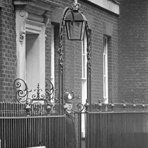 Scene outside Downing Street, London, 30th November 1982