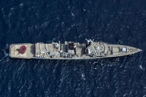 Personnel of HMS Lancaster Form a Giant Poppy for Remembrance Day Personnel of HMS Lancaster Form a Giant Poppy for Remembrance Day